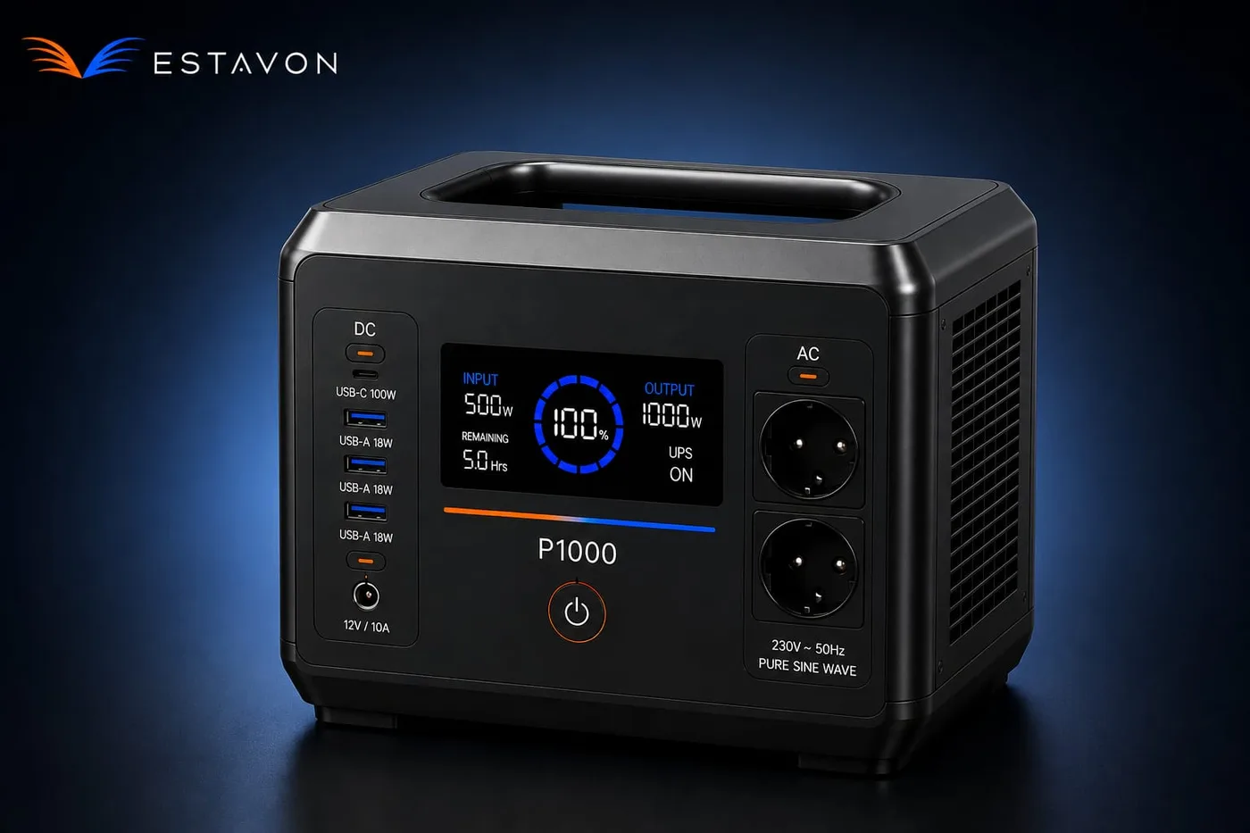 Portable & Home Energy Storage by ESTAVON
